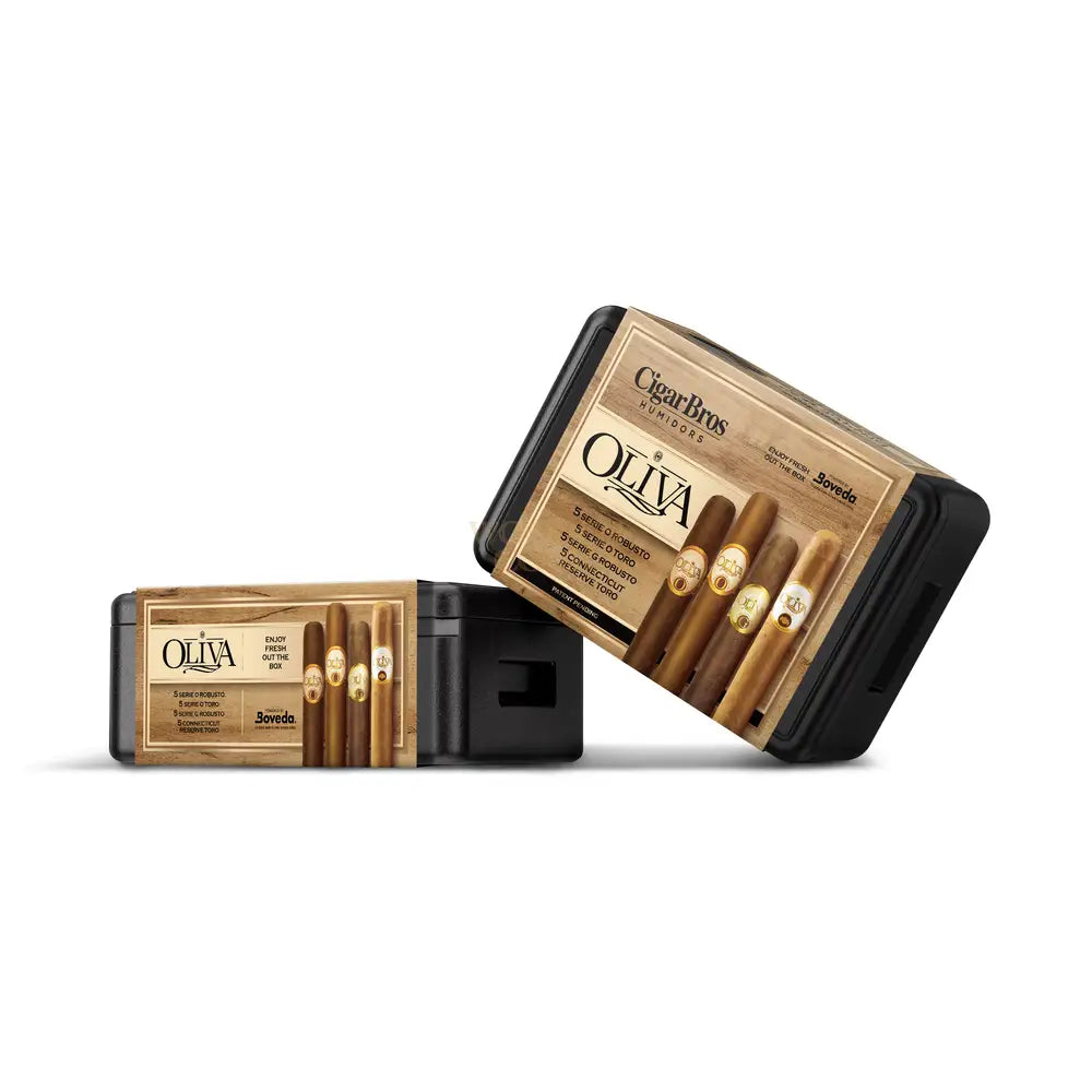 Oliva Variety Premium Cigars Set + Personal Humidor by CigarBros